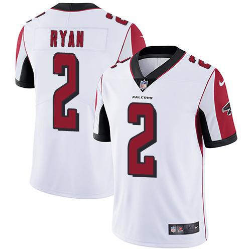Nike Falcons #2 Matt Ryan White Youth Stitched NFL Vapor Untouchable Limited Jersey