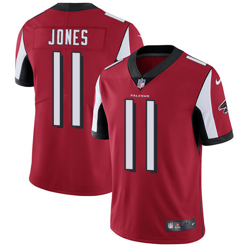 Nike Falcons #11 Julio Jones Red Team Color Youth Stitched NFL Vapor Untouchable Limited Jersey
