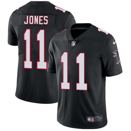 Nike Falcons #11 Julio Jones Black Alternate Youth Stitched NFL Vapor Untouchable Limited Jersey
