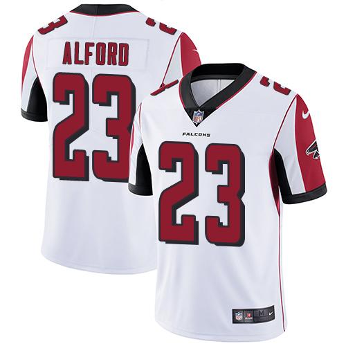 Nike Falcons #23 Robert Alford White Youth Stitched NFL Vapor Untouchable Limited Jersey