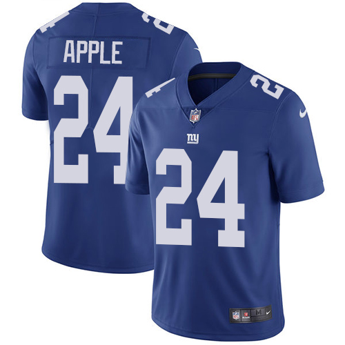 Nike Giants #24 Eli Apple Royal Blue Team Color Youth Stitched NFL Vapor Untouchable Limited Jersey