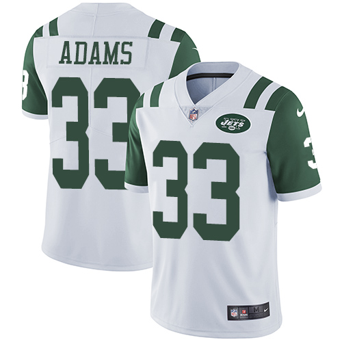 Nike Jets #33 Jamal Adams White Youth Stitched NFL Vapor Untouchable Limited Jersey - Click Image to Close