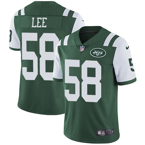 Nike Jets #50 Darron Lee Green Team Color Youth Stitched NFL Vapor Untouchable Limited Jersey - Click Image to Close