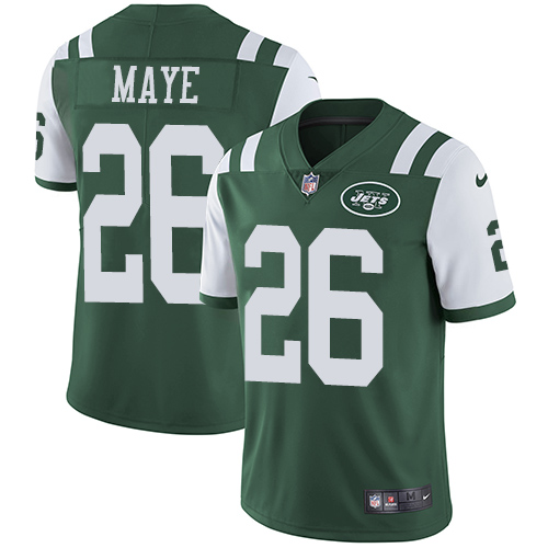 Nike Jets #26 Marcus Maye Green Team Color Youth Stitched NFL Vapor Untouchable Limited Jersey - Click Image to Close