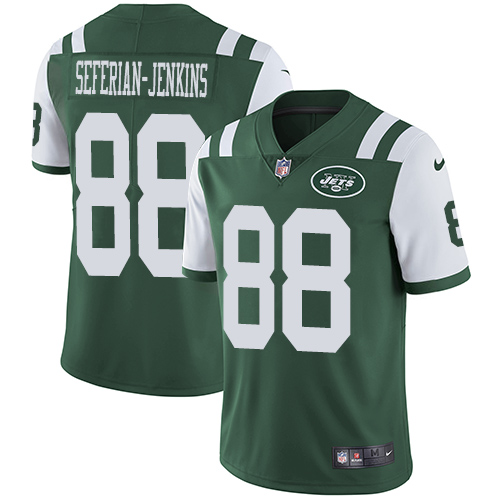 Nike Jets #88 Austin Seferian-Jenkins Green Team Color Youth Stitched NFL Vapor Untouchable Limited