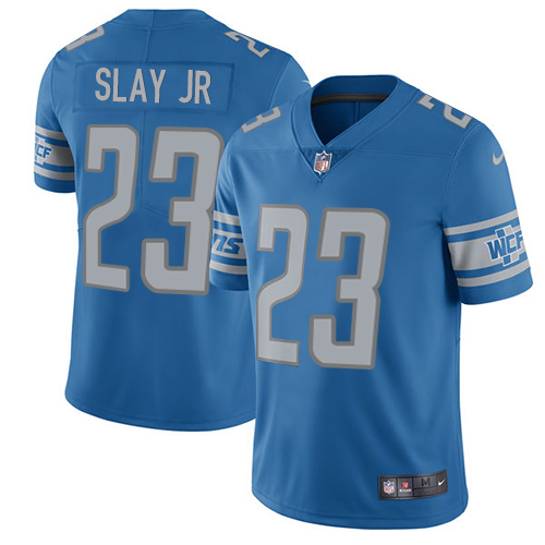 Nike Lions #23 Darius Slay Jr Light Blue Team Color Youth Stitched NFL Vapor Untouchable Limited Jer