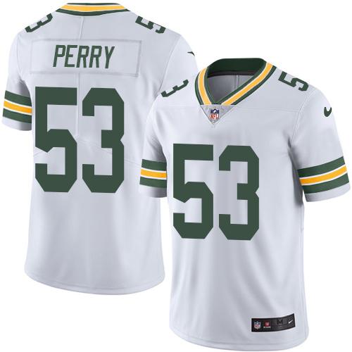 Nike Packers #53 Nick Perry White Youth Stitched NFL Vapor Untouchable Limited Jersey - Click Image to Close