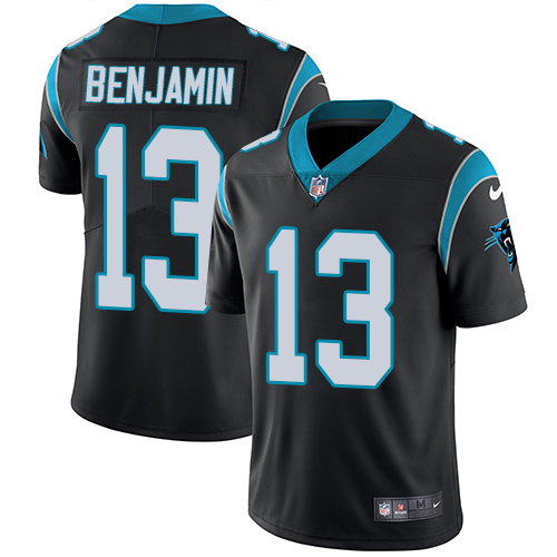 Nike Panthers #13 Kelvin Benjamin Black Team Color Youth Stitched NFL Vapor Untouchable Limited Jers - Click Image to Close