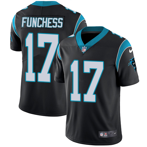 Nike Panthers #17 Devin Funchess Black Team Color Youth Stitched NFL Vapor Untouchable Limited Jerse