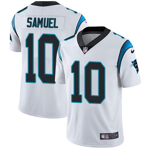 Nike Panthers #10 Curtis Samuel White Youth Stitched NFL Vapor Untouchable Limited Jersey