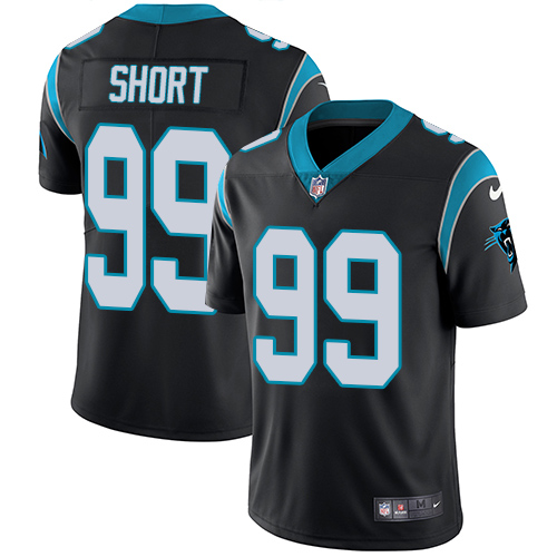 Nike Panthers #99 Kawann Short Black Team Color Youth Stitched NFL Vapor Untouchable Limited Jersey - Click Image to Close