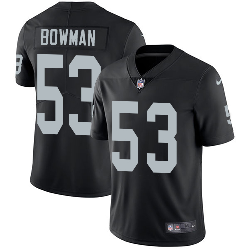 Nike Raiders #53 NaVorro Bowman Black Team Color Youth Stitched NFL Vapor Untouchable Limited Jersey