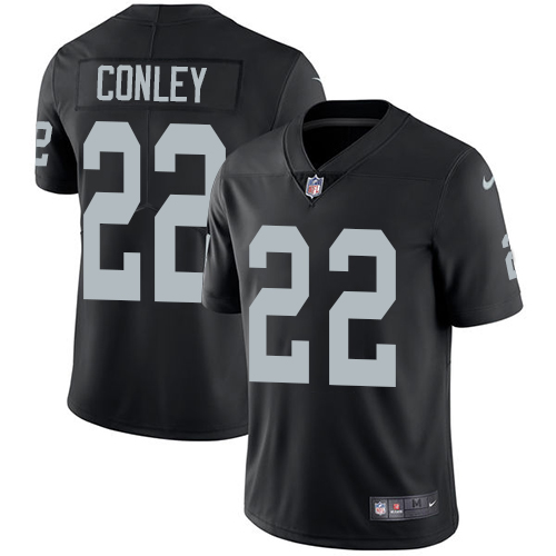 Nike Raiders #22 Gareon Conley Black Team Color Youth Stitched NFL Vapor Untouchable Limited Jersey
