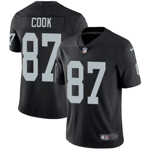 Nike Raiders #87 Jared Cook Black Team Color Youth Stitched NFL Vapor Untouchable Limited Jersey - Click Image to Close
