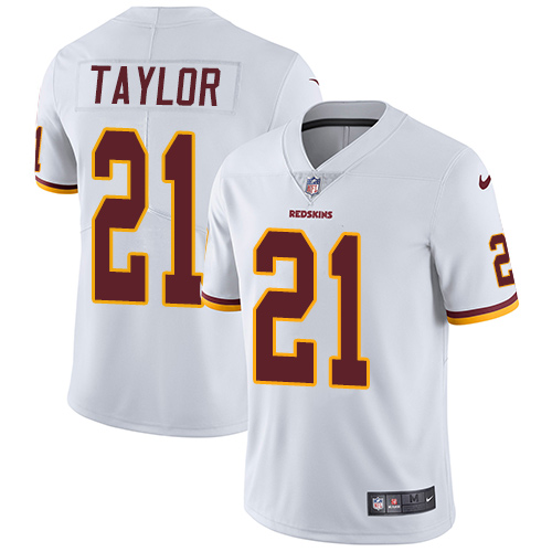 Nike Redskins #21 Sean Taylor White Youth Stitched NFL Vapor Untouchable Limited Jersey - Click Image to Close