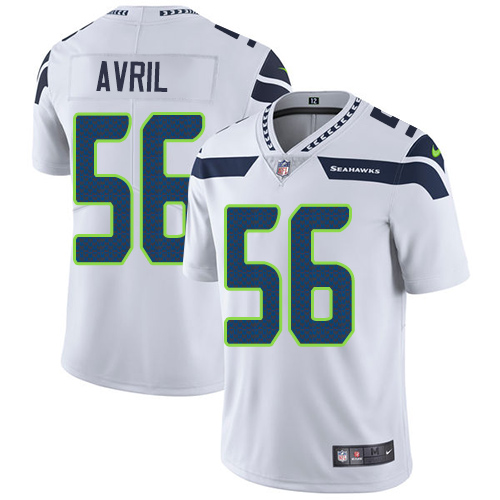 Nike Seahawks #56 Cliff Avril White Youth Stitched NFL Vapor Untouchable Limited Jersey