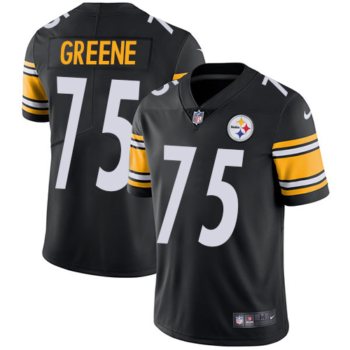 Nike Steelers #75 Joe Greene Black Team Color Youth Stitched NFL Vapor Untouchable Limited Jersey - Click Image to Close