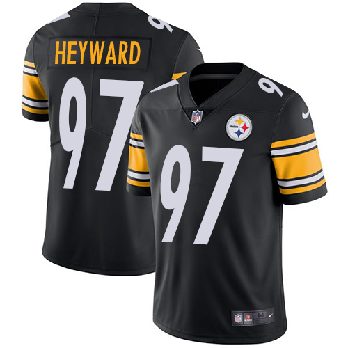 Nike Steelers #97 Cameron Heyward Black Team Color Youth Stitched NFL Vapor Untouchable Limited Jers