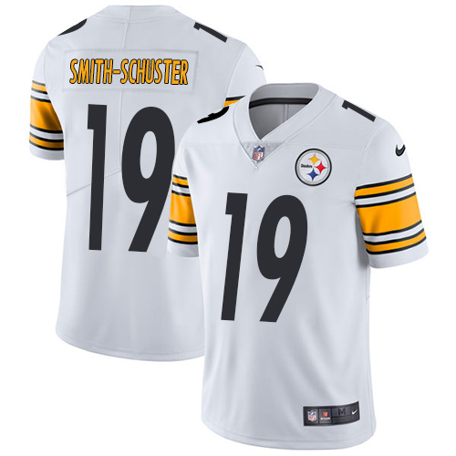 Nike Steelers #19 JuJu Smith-Schuster White Youth Stitched NFL Vapor Untouchable Limited Jersey