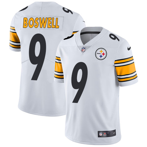 Nike Steelers #9 Chris Boswell White Youth Stitched NFL Vapor Untouchable Limited Jersey