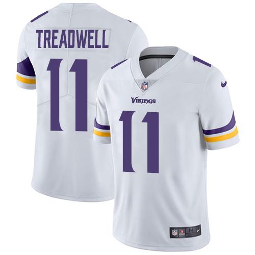 Nike Vikings #11 Laquon Treadwell White Youth Stitched NFL Vapor Untouchable Limited Jersey - Click Image to Close