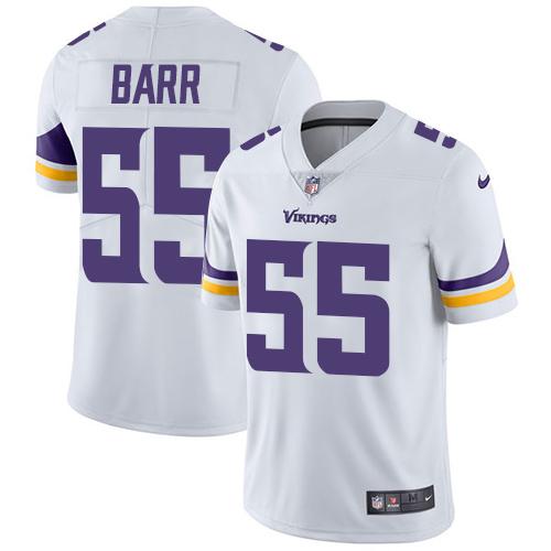 Nike Vikings #55 Anthony Barr White Youth Stitched NFL Vapor Untouchable Limited Jersey - Click Image to Close