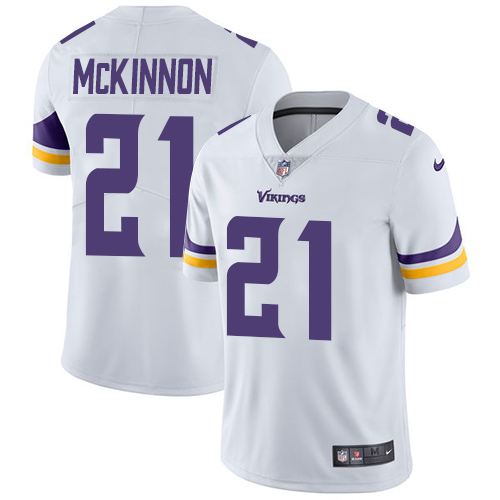 Nike Vikings #21 Jerick McKinnon White Youth Stitched NFL Vapor Untouchable Limited Jersey - Click Image to Close