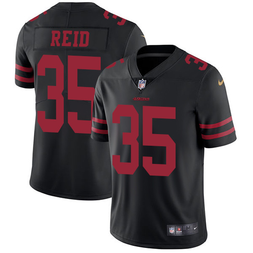 Nike 49ers #35 Eric Reid Black Alternate Men's Stitched NFL Vapor Untouchable Limited Jersey