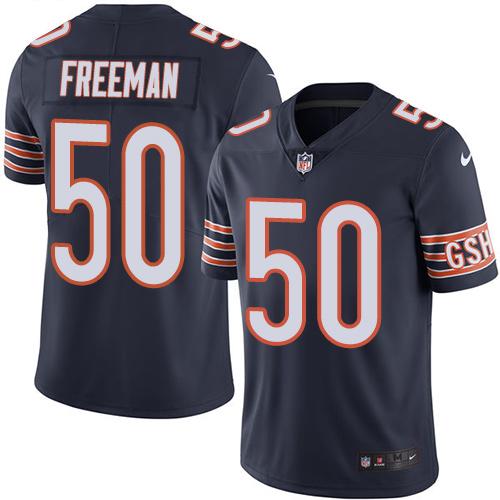 Nike Bears #50 Jerrell Freeman Navy Blue Team Color Men's Stitched NFL Vapor Untouchable Limited Jer