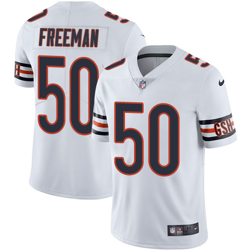 Nike Bears #50 Jerrell Freeman White Men's Stitched NFL Vapor Untouchable Limited Jersey