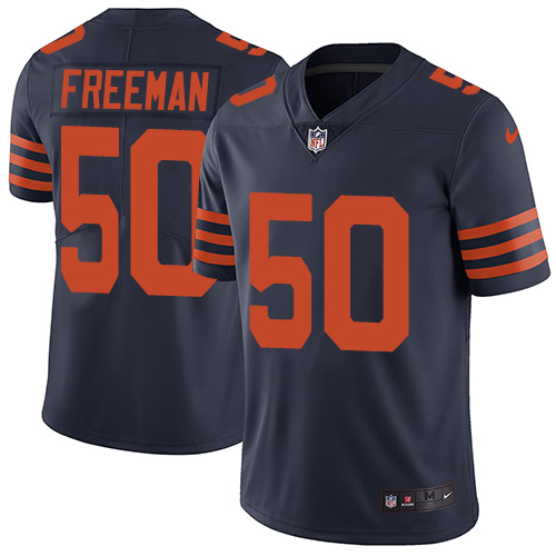 Nike Bears #50 Jerrell Freeman Navy Blue Alternate Men's Stitched NFL Vapor Untouchable Limited Jers