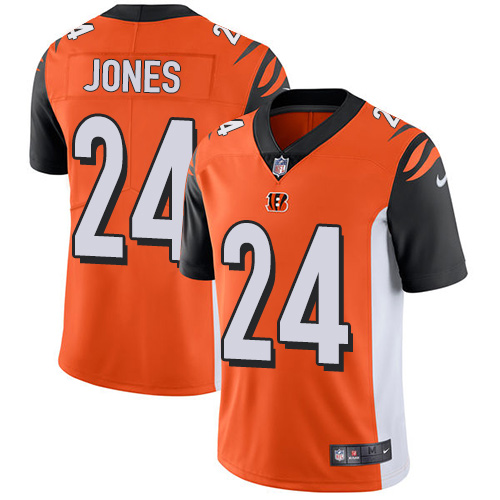 Nike Bengals #24 Adam Jones Orange Alternate Men's Stitched NFL Vapor Untouchable Limited Jersey