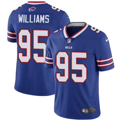 Nike Bills #95 Kyle Williams Royal Blue Team Color Men's Stitched NFL Vapor Untouchable Limited Jers