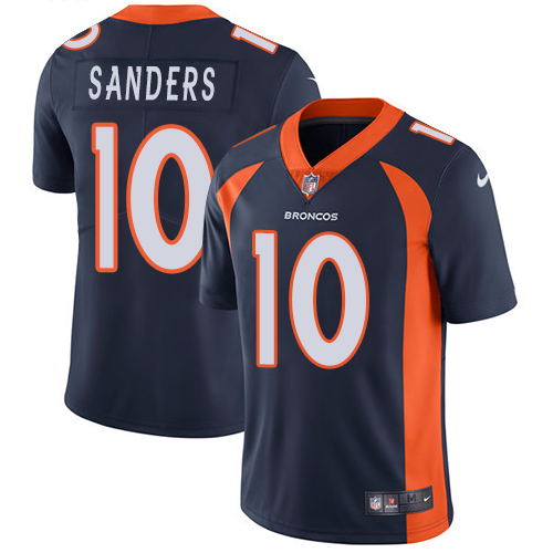 Nike Broncos #10 Emmanuel Sanders Navy Blue Alternate Men's Stitched NFL Vapor Untouchable Limited J