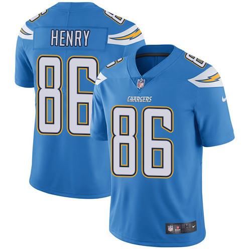 Nike Chargers #86 Hunter Henry Electric Blue Alternate Men's Stitched NFL Vapor Untouchable Limited