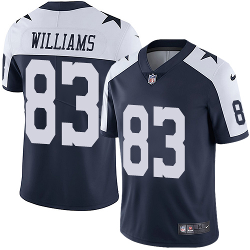 Nike Cowboys #83 Terrance Williams Navy Blue Thanksgiving Men's Stitched NFL Vapor Untouchable Limit
