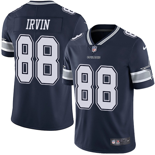 Nike Cowboys #88 Michael Irvin Navy Blue Team Color Men's Stitched NFL Vapor Untouchable Limited Jer