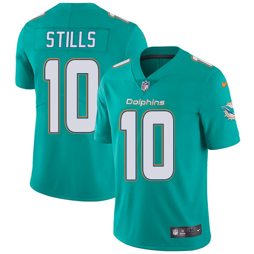 Nike Dolphins #10 Kenny Stills Aqua Green Team Color Men's Stitched NFL Vapor Untouchable Limited Je