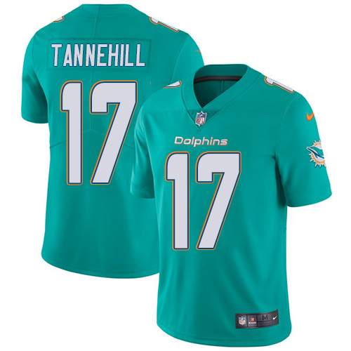 Nike Dolphins #17 Ryan Tannehill Aqua Green Team Color Men's Stitched NFL Vapor Untouchable Limited