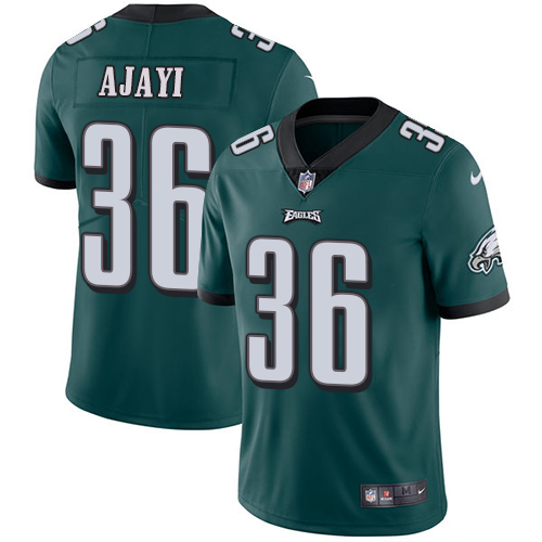 Nike Eagles #36 Jay Ajayi Midnight Green Team Color Men's Stitched NFL Vapor Untouchable Limited Jer