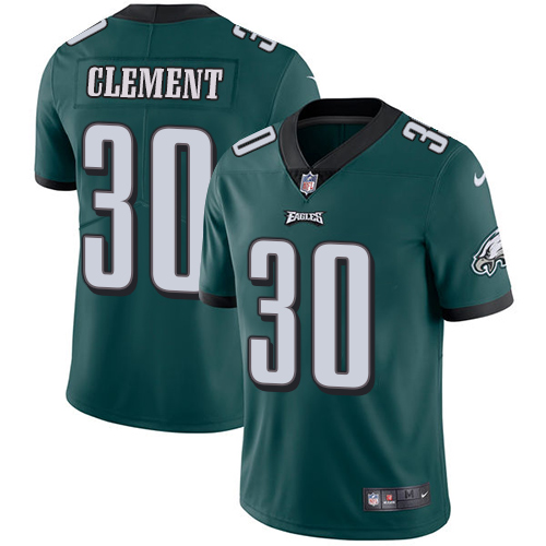 Nike Eagles #30 Corey Clement Midnight Green Team Color Men's Stitched NFL Vapor Untouchable Limited