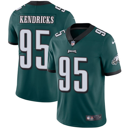 Nike Eagles #95 Mychal Kendricks Midnight Green Team Color Men's Stitched NFL Vapor Untouchable Limi