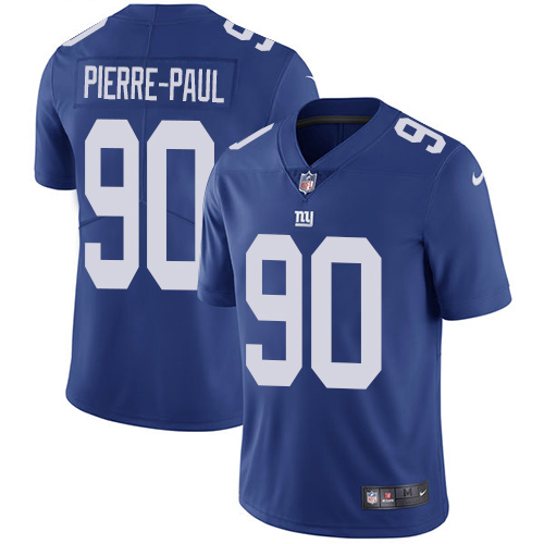 Nike Giants #90 Jason Pierre-Paul Royal Blue Team Color Men's Stitched NFL Vapor Untouchable Limited