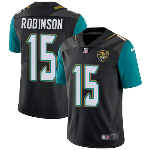 Nike Jaguars #15 Allen Robinson Black Alternate Men's Stitched NFL Vapor Untouchable Limited Jersey
