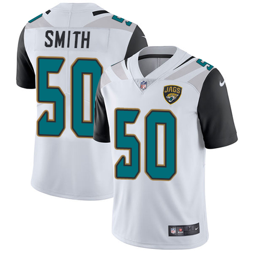 Nike Jaguars #50 Telvin Smith White Men's Stitched NFL Vapor Untouchable Limited Jersey