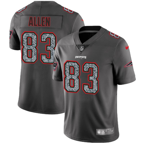 Nike Patriots #83 Dwayne Allen Gray Static Men's Stitched NFL Vapor Untouchable Limited Jersey