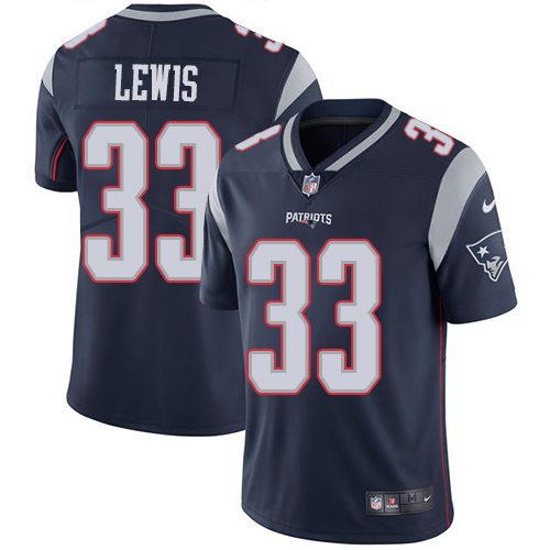 Nike Patriots #33 Dion Lewis Navy Blue Team Color Men's Stitched NFL Vapor Untouchable Limited Jerse