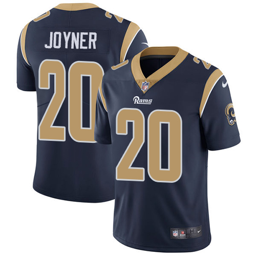 Nike Rams #20 Lamarcus Joyner Navy Blue Team Color Men's Stitched NFL Vapor Untouchable Limited Jers