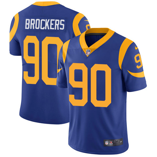 Nike Rams #90 Michael Brockers Royal Blue Alternate Men's Stitched NFL Vapor Untouchable Limited Jer