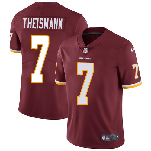 Nike Redskins #7 Joe Theismann Burgundy Red Team Color Men's Stitched NFL Vapor Untouchable Limited
